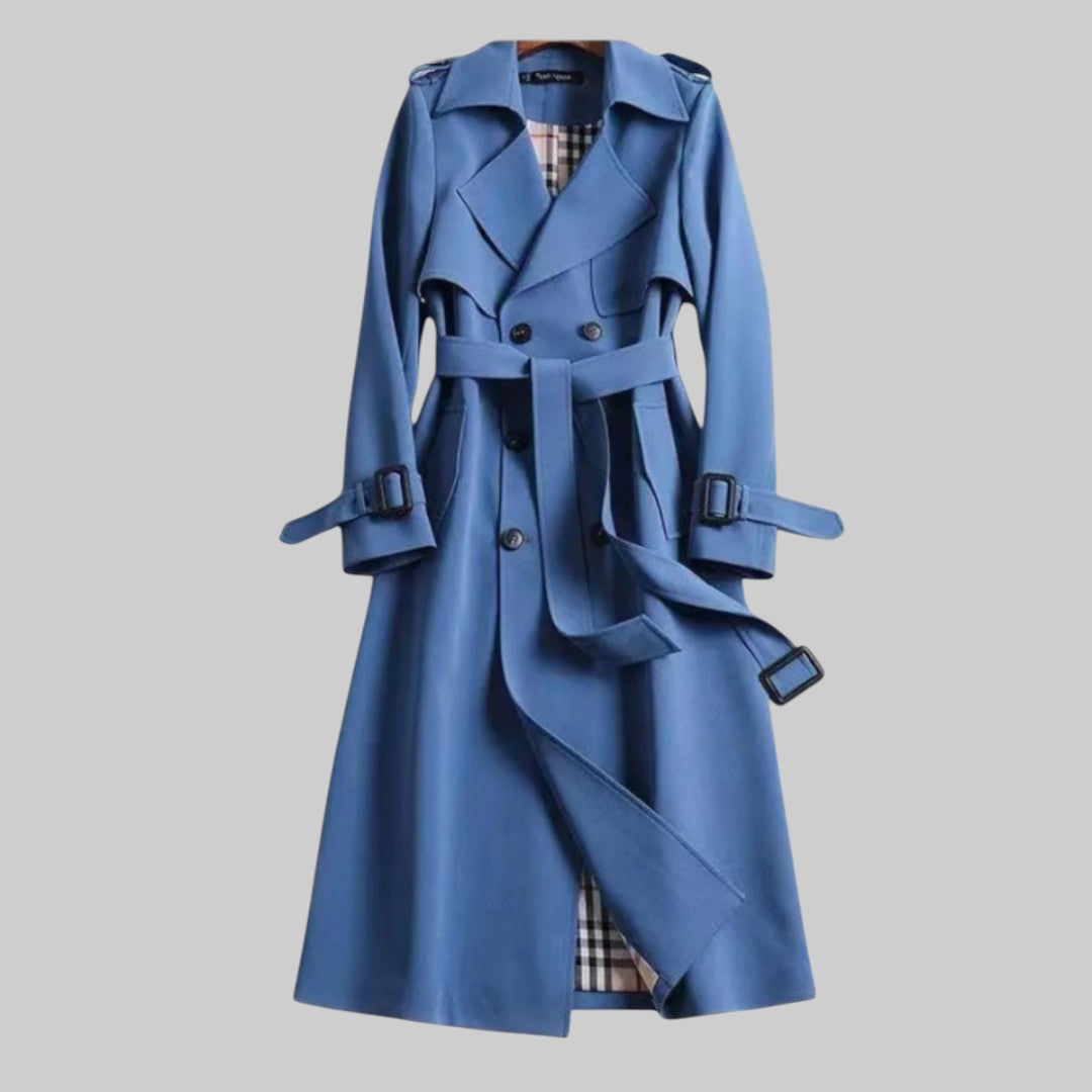 Women's Classic Trench Coat, Tailored Fit | Refined Details, Transitional-Weather Layer | 5 Colorways | XS–3XL