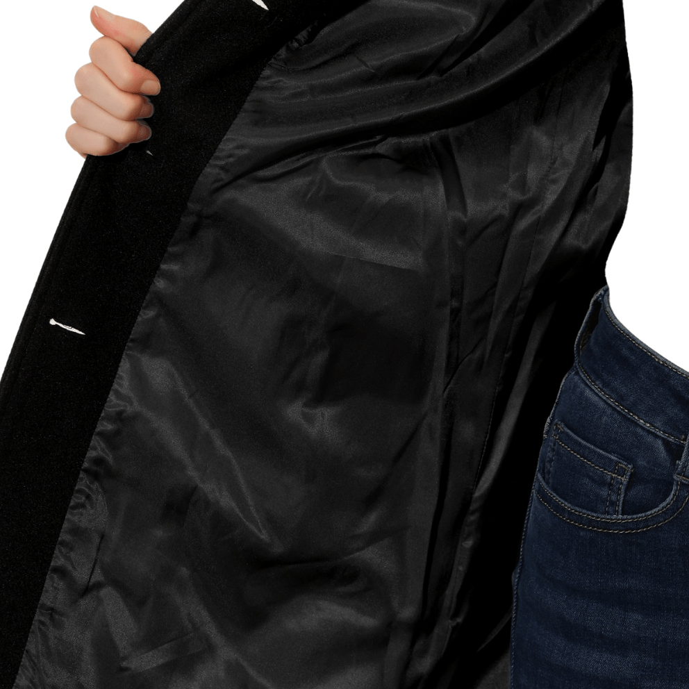 Josephine Womens A-Line Winter Coat with Button Placket