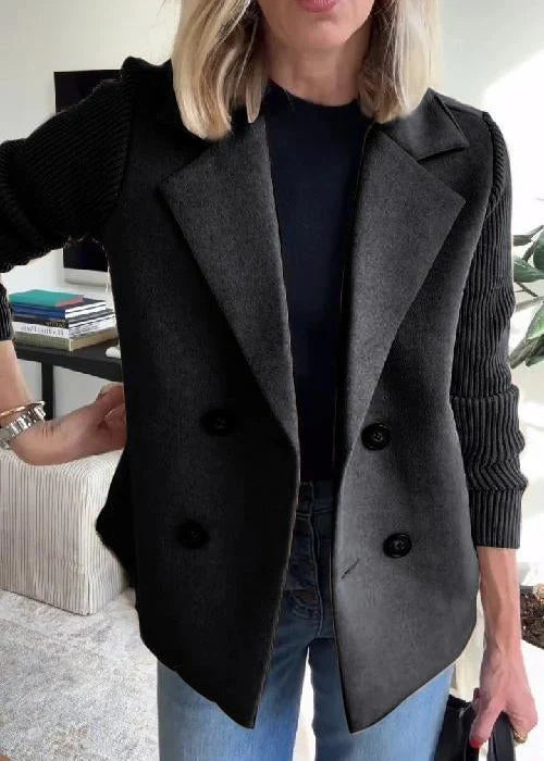 Women's Tailored Mid-Length Coat, Button Front | Sleek Silhouette, Elegant Detailing | 5 Colorways | S–5XL