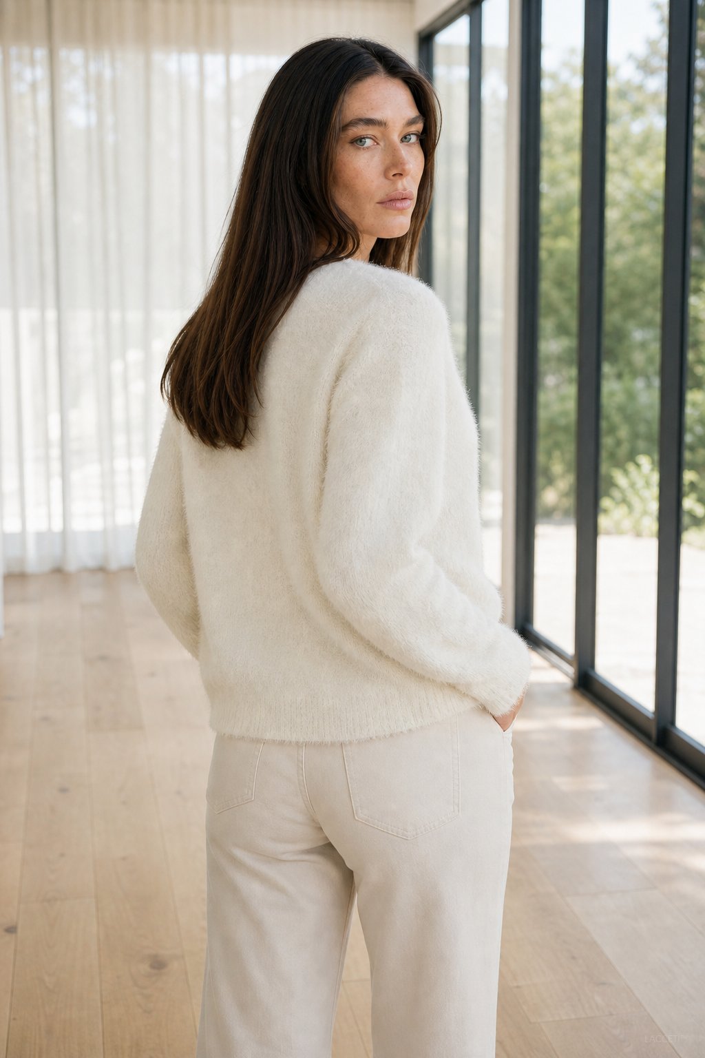 Vanessa Womens Oversized Cardigan Sweater with Soft Cashmere-Like Feel