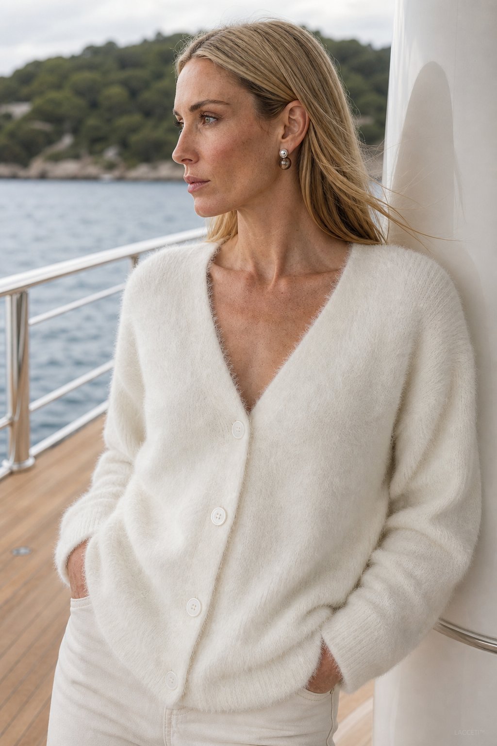 Vanessa Womens Oversized Cardigan Sweater with Soft Cashmere-Like Feel