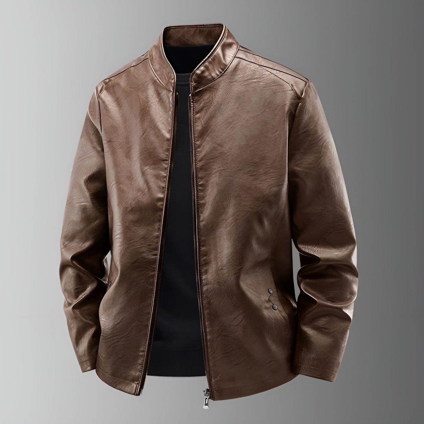Timothy | Leather biker jacket