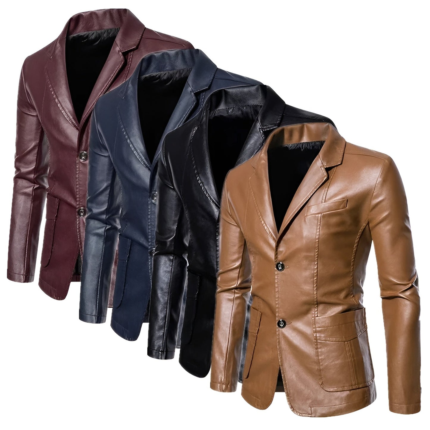 Matthew | Business casual leather jacket