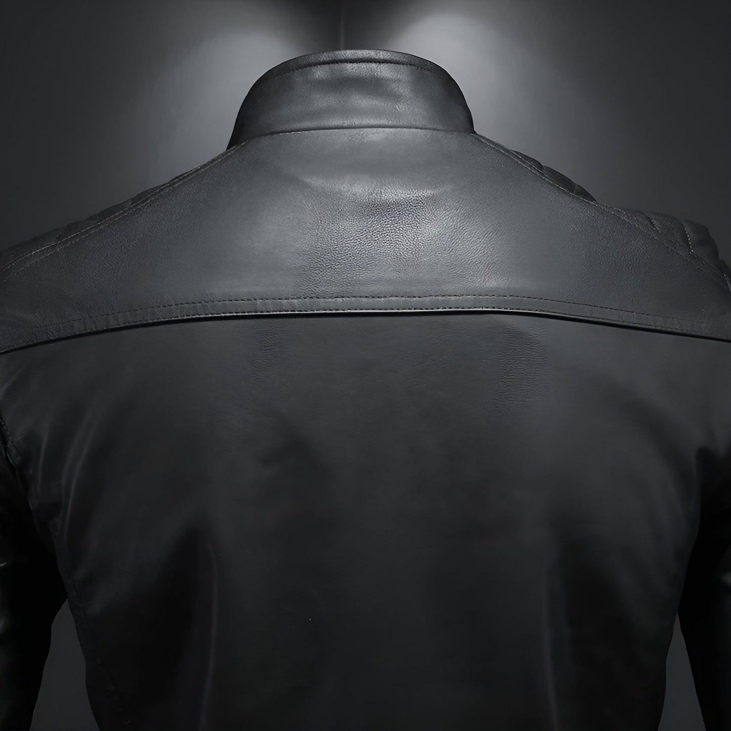Walter | Leather jacket with collar