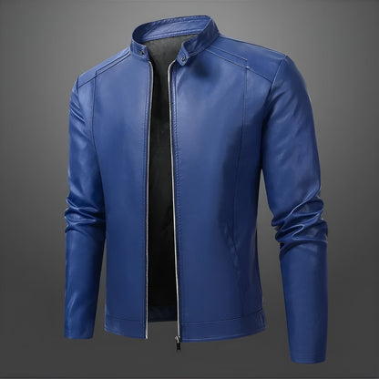 Nicholas | Stylish men's biker leather jacket