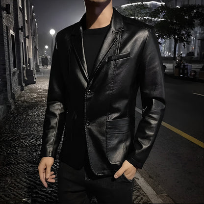 Matthew | Business casual leather jacket