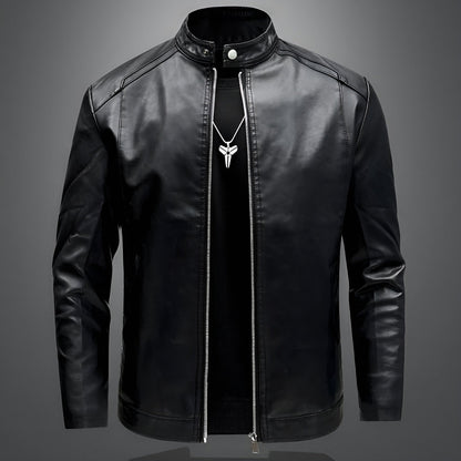 Nicholas | Stylish men's biker leather jacket