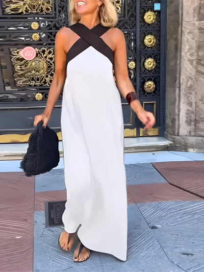 Delphine™ | Dress with Crossed Cut