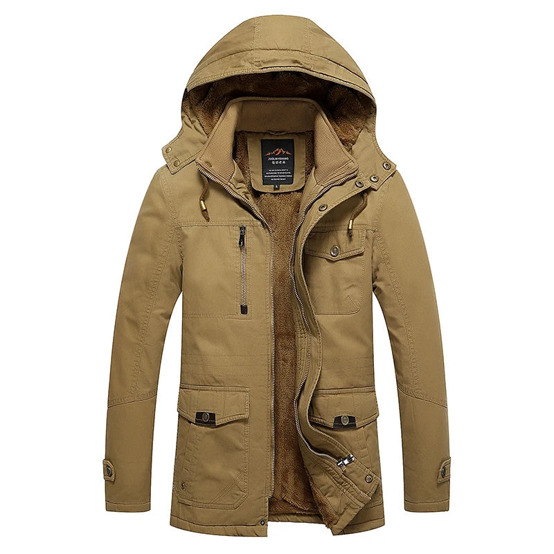 Theo | Stylish cotton quilted winter jacket
