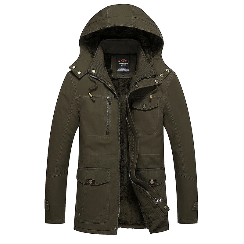 Theo | Stylish cotton quilted winter jacket
