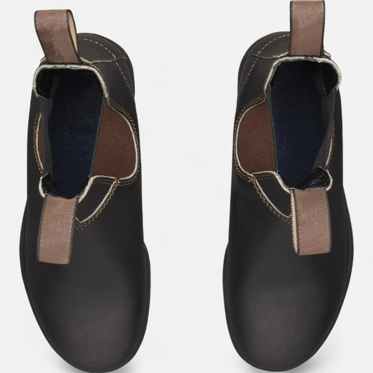 Tim Mens Leather Chelsea Boots, Slip-On Ankle