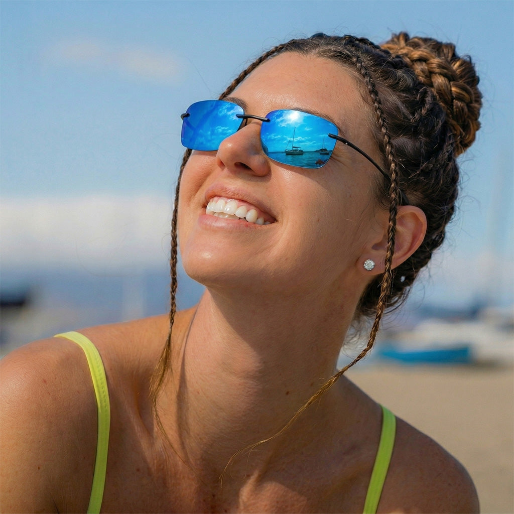 SkyCast™ | Ultra-Light Rimless Fishing Sunglasses
