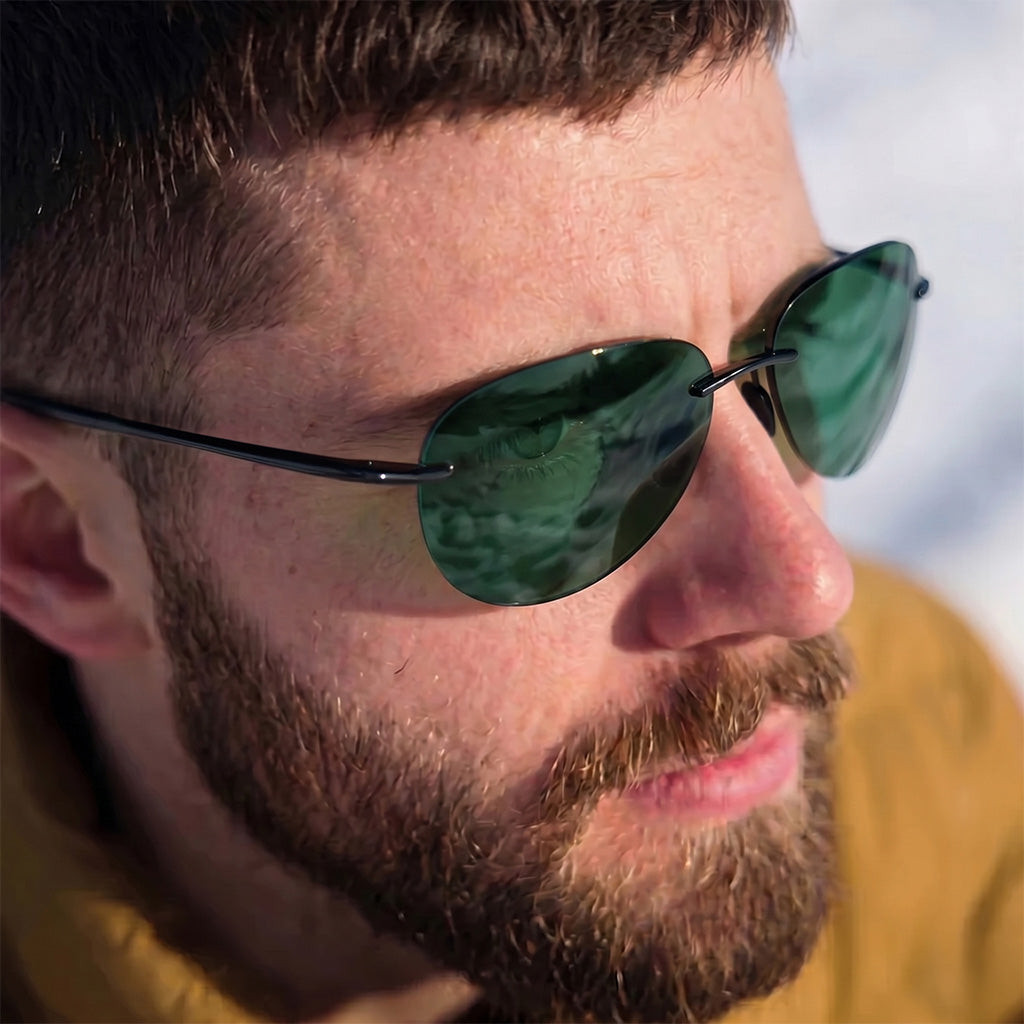 SkyLite™ | Rimless Polarized Aviator Sunglasses