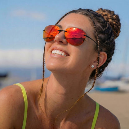 SkyLite™ | Rimless Polarized Aviator Sunglasses
