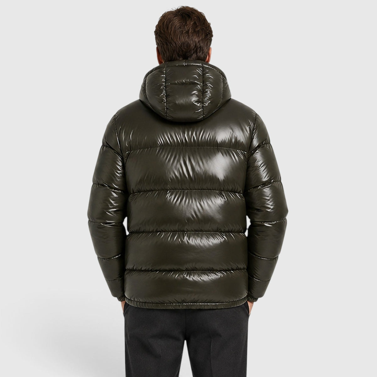 Brett Mens Hooded Puffer Jacket
