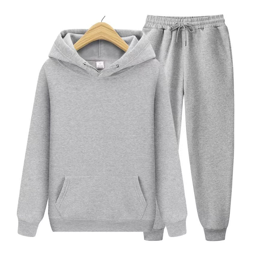 Julia Womens Hoodie and Sweatpants Set in Gray