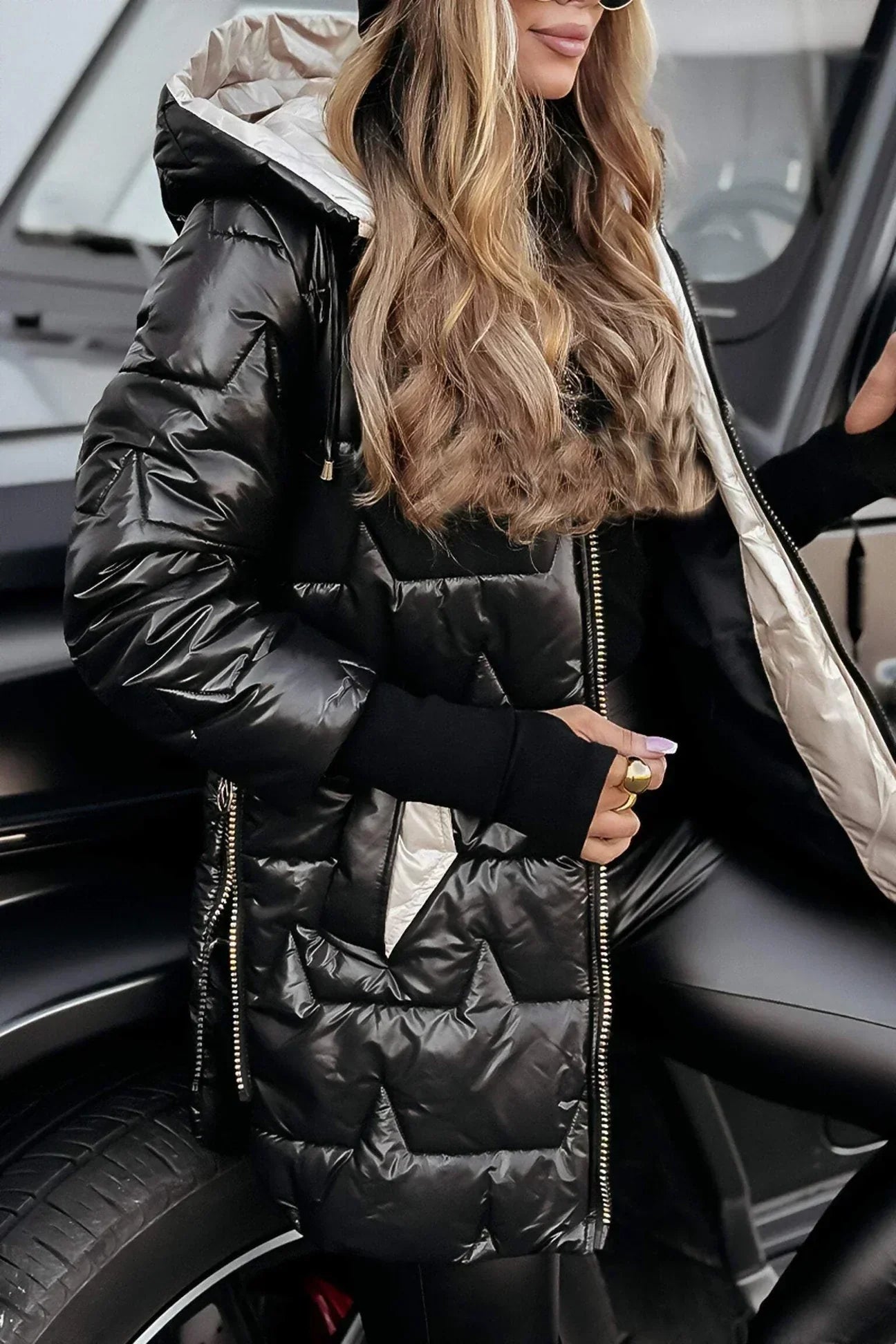 Women's Stylish Winter Coat, Insulated | Sleek Tailored Silhouette, Layer-Ready | Beige, Brown, Black or Gray | S–3XL