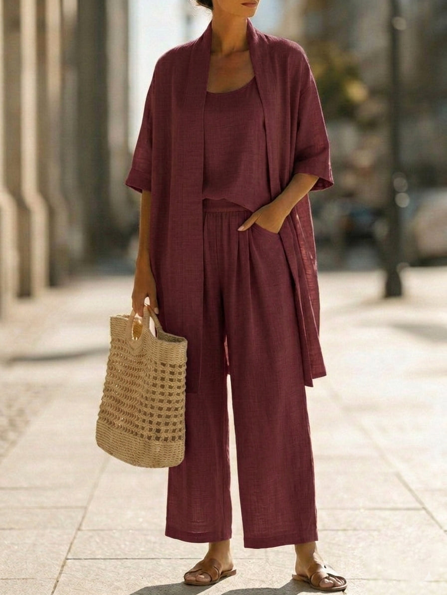 Isa™ | Effortlessly Elegant Three-Piece Set