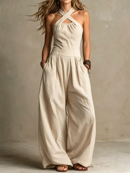 Bianca™ | Linen and Cotton Jumpsuit