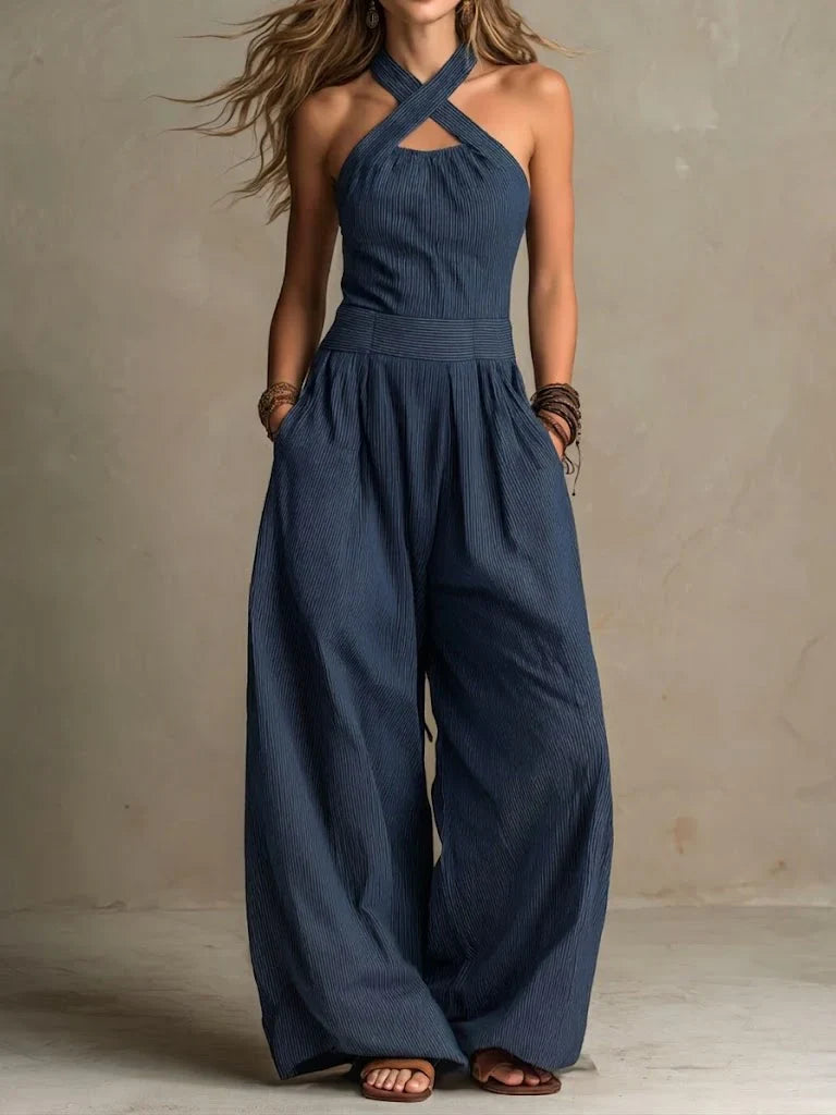 Bianca™ | Linen and Cotton Jumpsuit