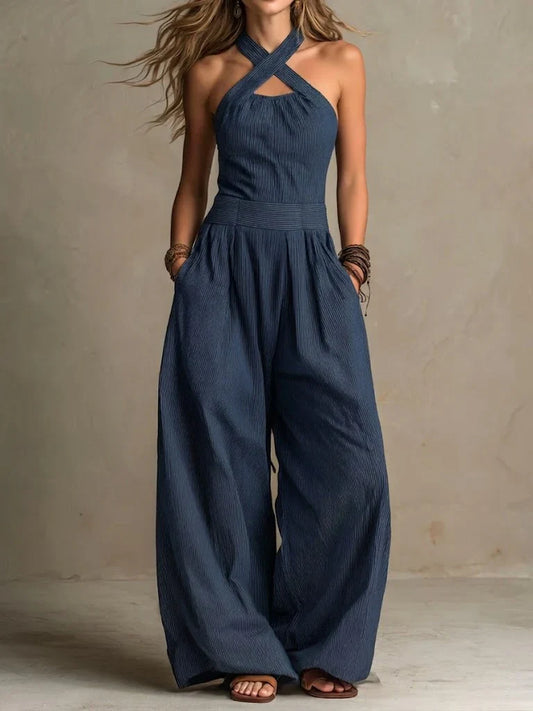 Bianca™ | Linen and Cotton Jumpsuit