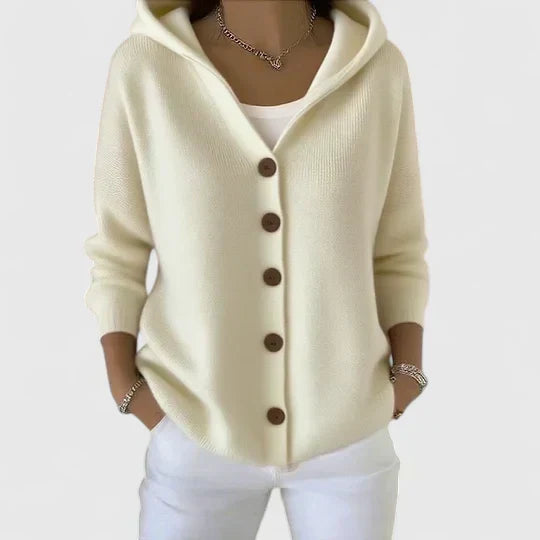 Orvine | Women's Hooded Button-Down Cardigan Sweater — Relaxed Knit Layer in 11 Colors | Westmere