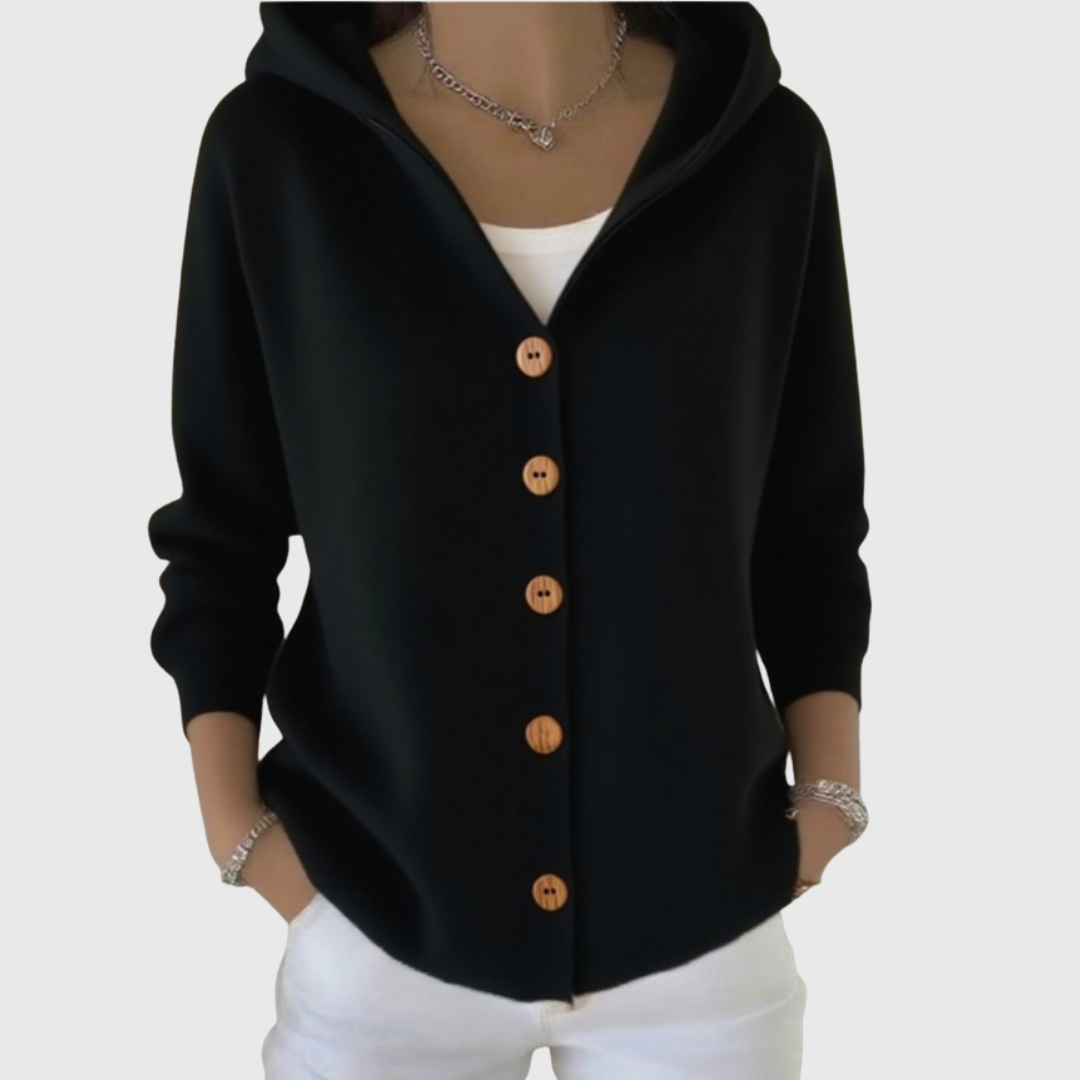 Orvine | Women's Hooded Button-Down Cardigan Sweater — Relaxed Knit Layer in 11 Colors | Westmere