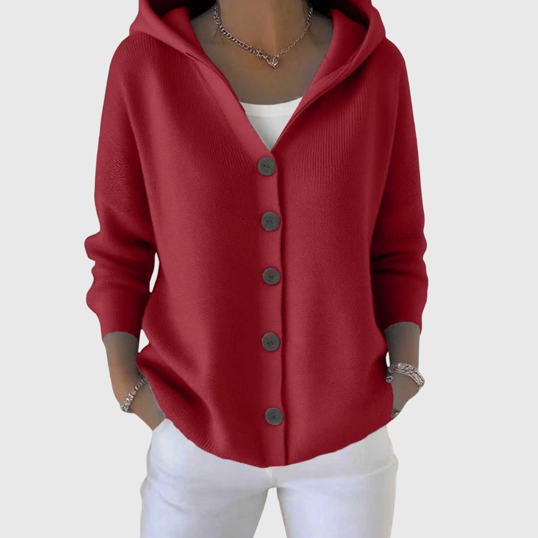 Orvine | Women's Hooded Button-Down Cardigan Sweater — Relaxed Knit Layer in 11 Colors | Westmere