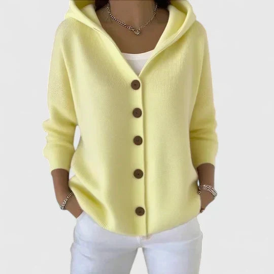 Orvine | Women's Hooded Button-Down Cardigan Sweater — Relaxed Knit Layer in 11 Colors | Westmere