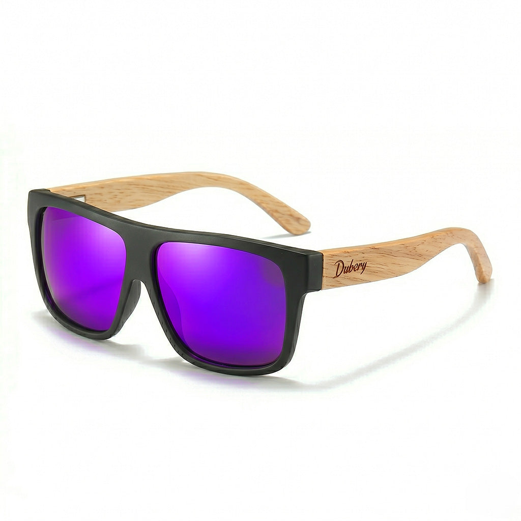 RetroWood™ | Vintage Wood-Grain Polarized Sunglasses