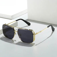 Gold Frame / Black Lenses