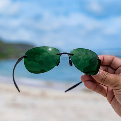 SkyLite™ | Rimless Polarized Aviator Sunglasses