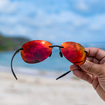 SkyLite™ | Rimless Polarized Aviator Sunglasses