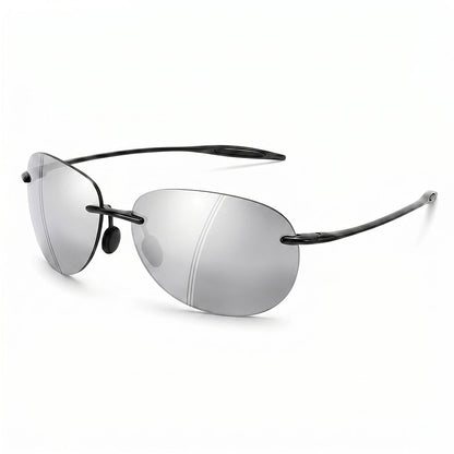 SkyLite™ | Rimless Polarized Aviator Sunglasses