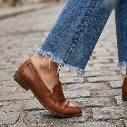 Amber™ | Retro Cropped Straight Jeans