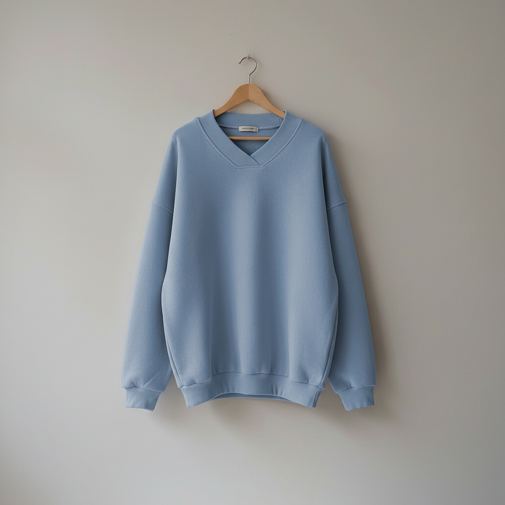 Thessaly | Women's Oversized V-Neck Pullover Sweater — Soft Everyday Knit in 10 Colors | Westmere
