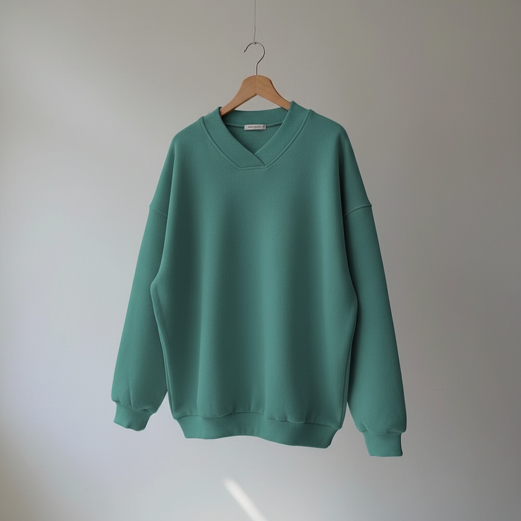 Thessaly | Women's Oversized V-Neck Pullover Sweater — Soft Everyday Knit in 10 Colors | Westmere