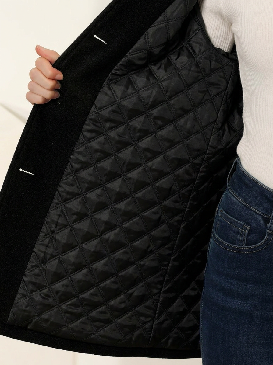 Tonya Womens Long Trench Coat, Single-Breasted