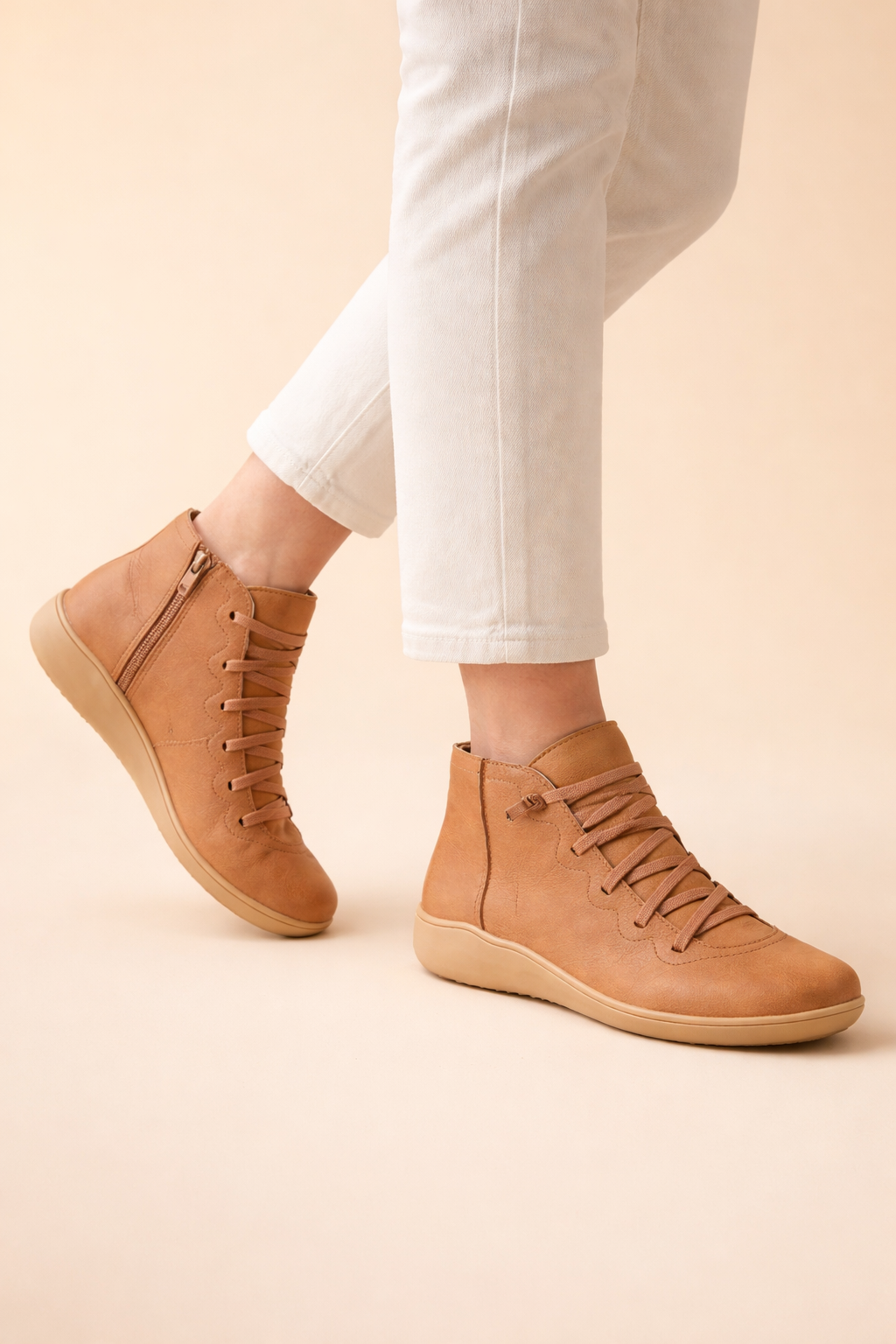 Kayla Womens Cushioned Ankle Boots for All-Day Comfort