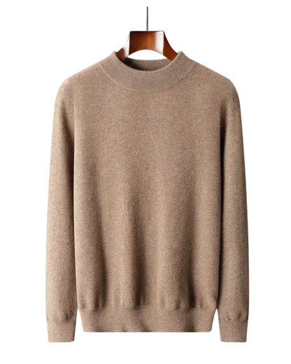 Kirk - Cashmere sweater with stand-up collar