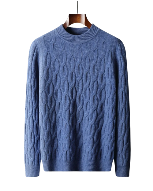Patrick - Elegant pattern cashmere sweater