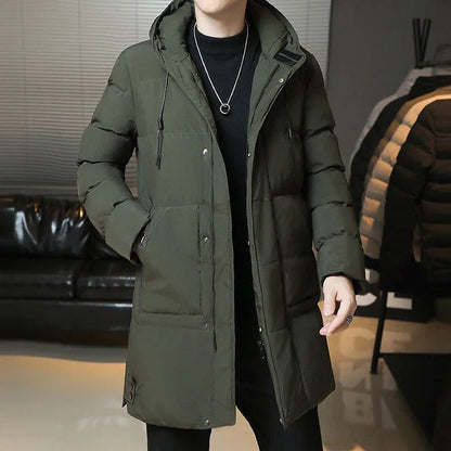 Emmanuel | Elegant Long Winter Coat for Men