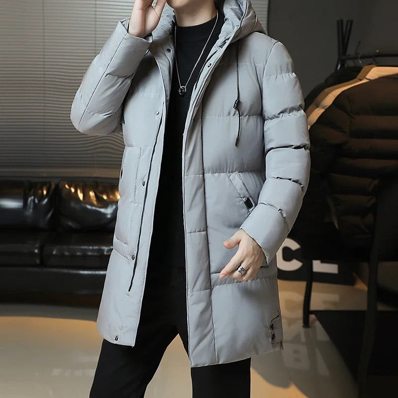 Emmanuel | Elegant Long Winter Coat for Men