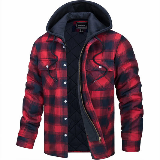 Anthony | Checkered jacket with zipper closure