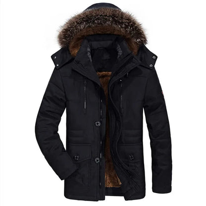 Howard | Cotton winter jacket with hood