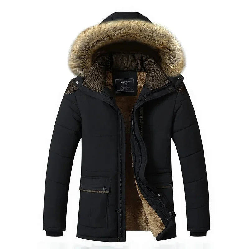 Scott | Stylish Winter Jacket in Quilted Fleece