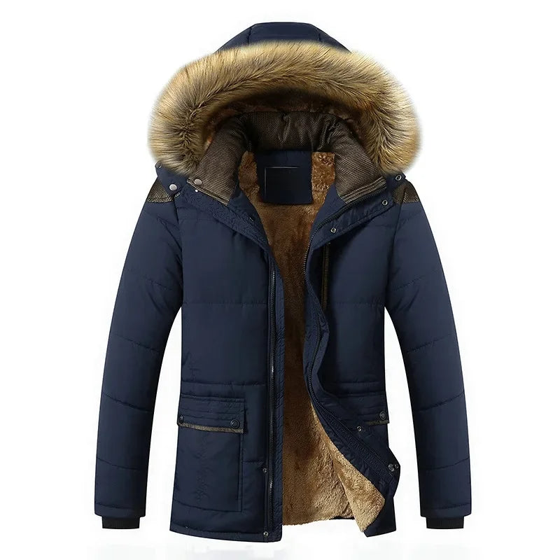 Scott | Stylish Winter Jacket in Quilted Fleece