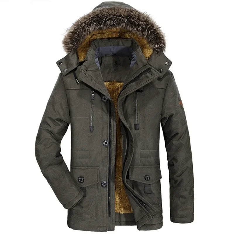 Howard | Cotton winter jacket with hood