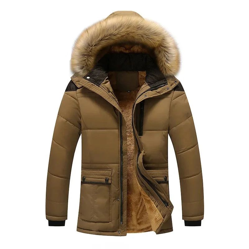Scott | Stylish Winter Jacket in Quilted Fleece