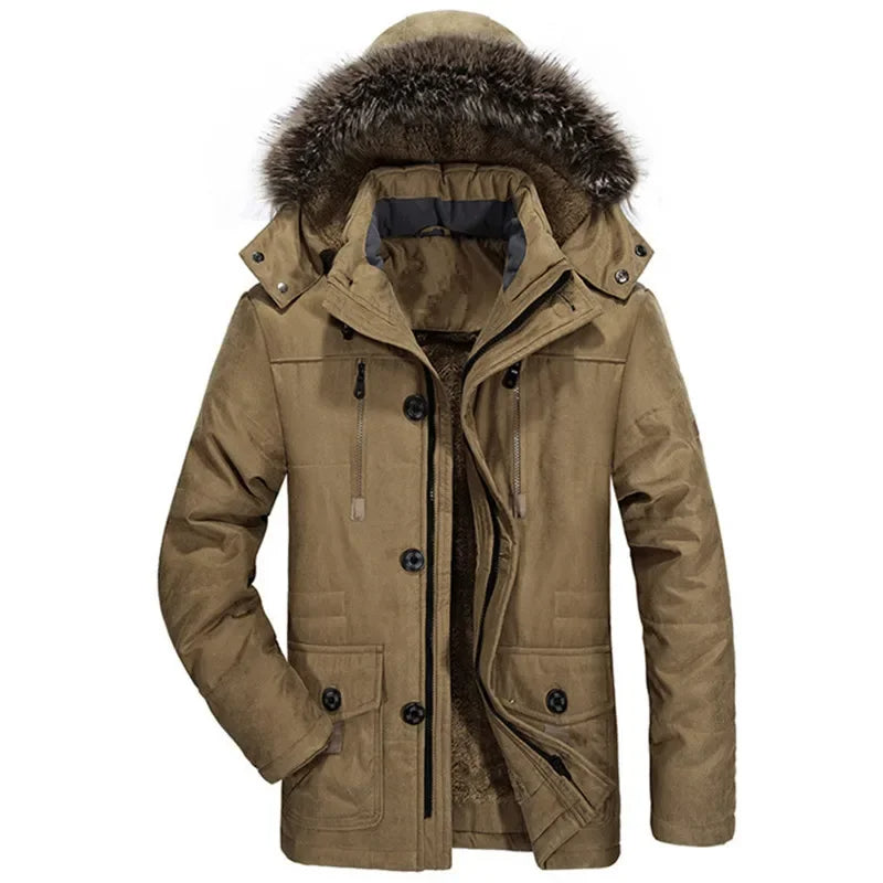 Howard | Cotton winter jacket with hood